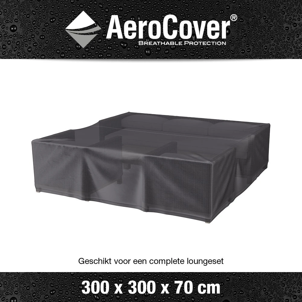 AeroCover Loungesethoes 300 X 300 X 70 Cm 5 AeroCover Loungesethoes 300 X 300 X 70 Cm - Afbeelding 3