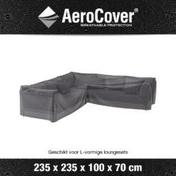 AeroCover Loungesethoes Hoekset 235 X 235 X 70 Cm -Buitentuin aerocover loungesethoes hoekset antraciet 235x235x100xh70cm 1000x1000 621e0d91083bf l