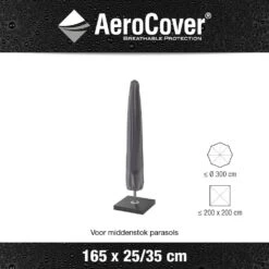 AeroCover Parasolhoes H 165 X 25/35 Cm 8 AeroCover Parasolhoes H 165 X 25/35 Cm -Buitentuin aerocover parasolhoes antraciet h165x25 35cm 1000x1000 621e0db844f24 l