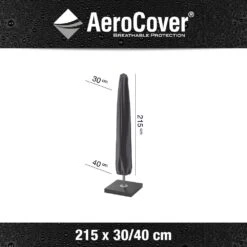 AeroCover Parasolhoes H 215 X 30/40 Cm -Buitentuin aerocover parasolhoes antraciet h215x30 40cm 1000x1000 621e0db9d4cad l