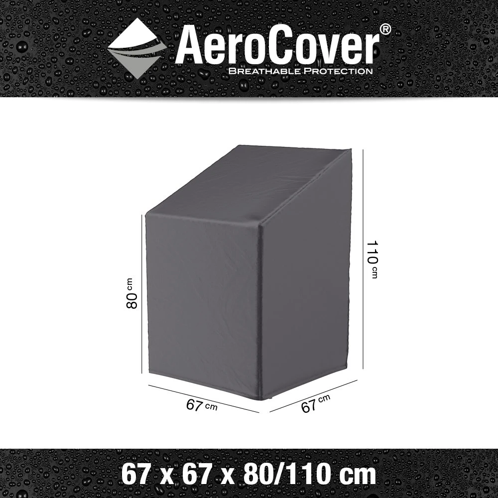 AeroCover Stapelstoelhoes/Gasveerstoelhoes 67 X 67 X 80/110 Cm 6 AeroCover Stapelstoelhoes/Gasveerstoelhoes 67 X 67 X 80/110 Cm - Afbeelding 4