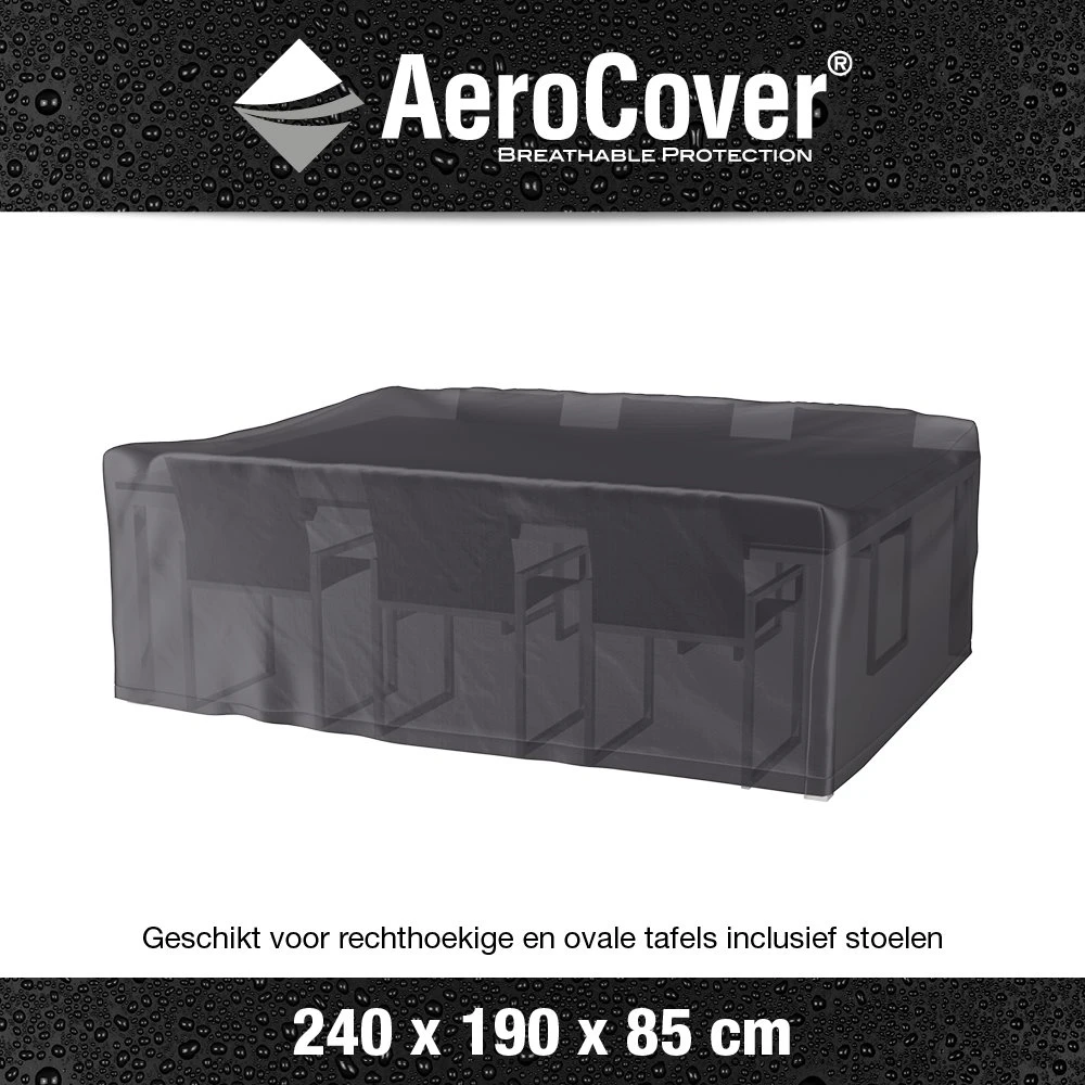 AeroCover Tuinsethoes 240 X 150 X 85 Cm 4 AeroCover Tuinsethoes 240 X 150 X 85 Cm - Afbeelding 2