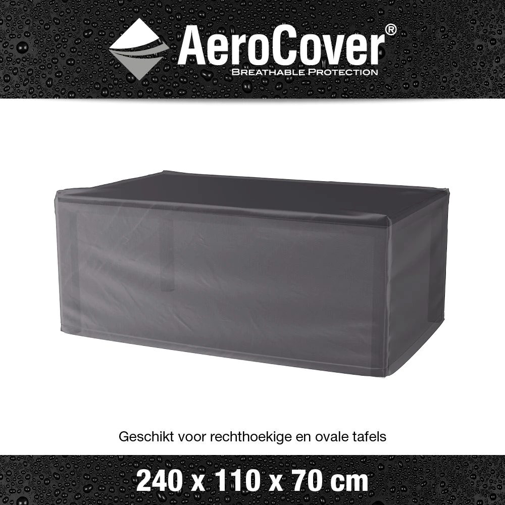 AeroCover Tuintafelhoes 240 X 110 X 70 Cm 5 AeroCover Tuintafelhoes 240 X 110 X 70 Cm - Afbeelding 3