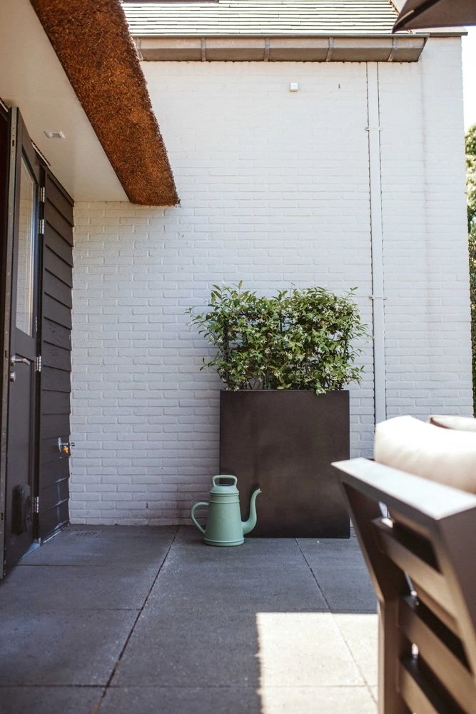 Pot Rechthoek Zwart - 60 X 24 X 74 Cm 4 Pot Rechthoek Zwart - 60 X 24 X 74 Cm - Afbeelding 2