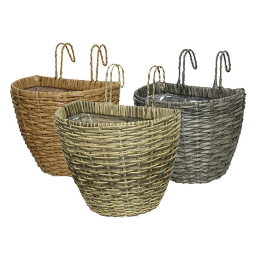 Balkonbak Wicker 3 Kl. Ass - 18 X 29 X 38 Cm 3 Balkonbak Wicker 3 Kl. Ass - 18 X 29 X 38 Cm