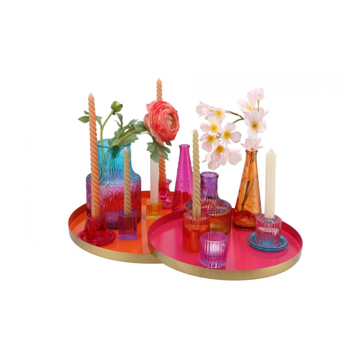 Bicolore Vaas Colorful 14x20cm 5 Bicolore Vaas Colorful 14x20cm - Afbeelding 3