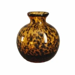 Bloemenvaas Animal Handgeblazen - H 11,5 X D 10 Cm