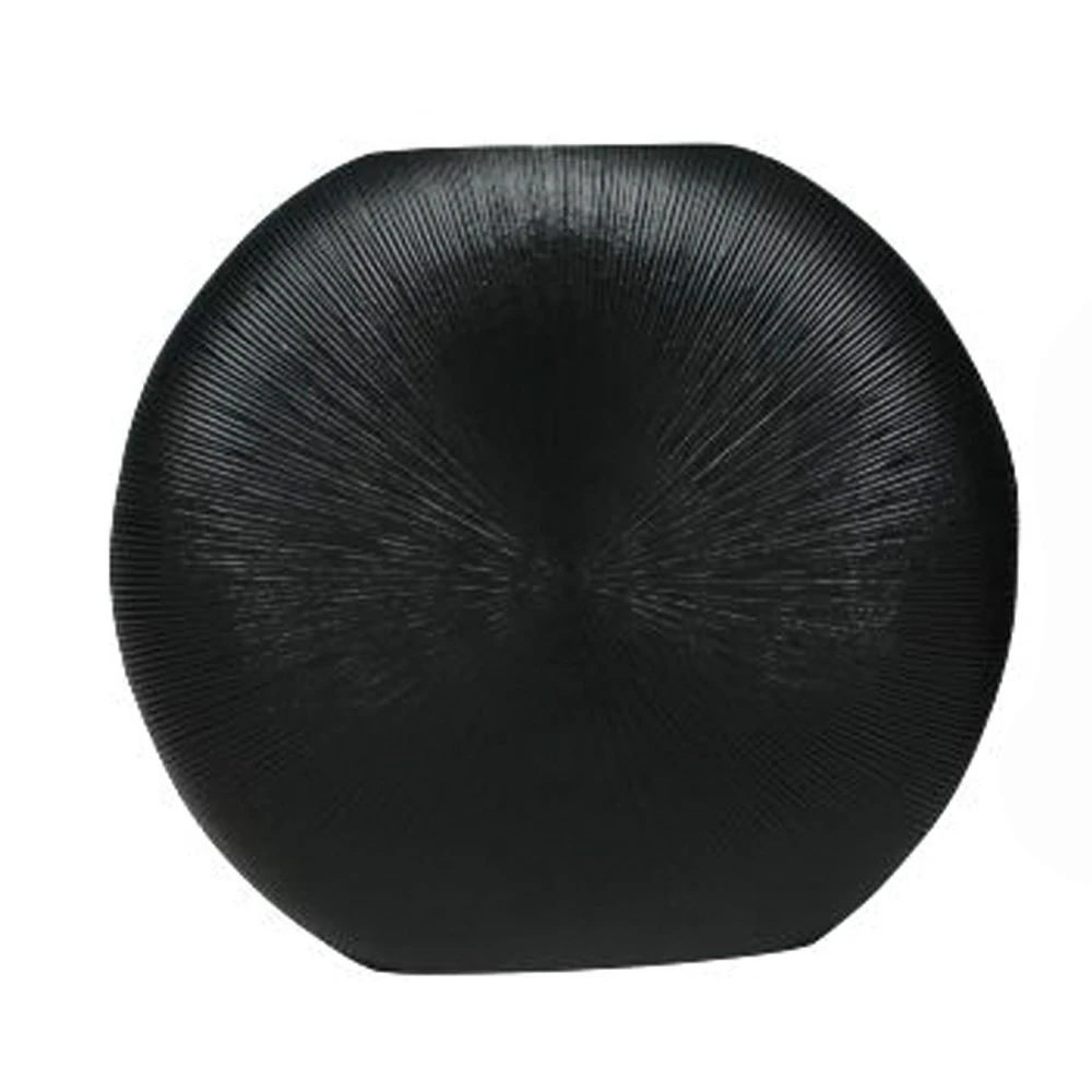 Bloemenvaas Brass Matzwart - 33 X 9 X 37cm 3 Bloemenvaas Brass Matzwart - 33 X 9 X 37cm