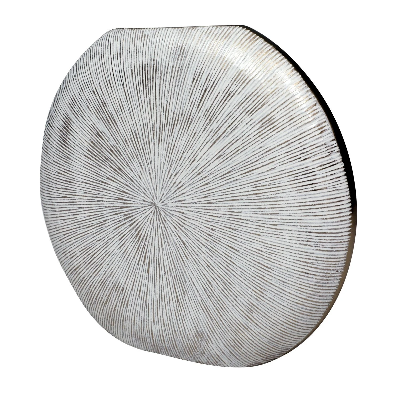 Bloemenvaas White Gold - 33 X 9 X 37 Cm 4 Bloemenvaas White Gold - 33 X 9 X 37 Cm - Afbeelding 2