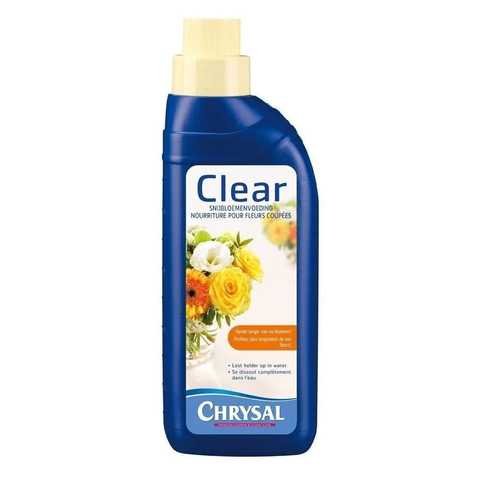 Pokon Chrysal Clear Snijbloemenvoedsel 500 Ml 3 Pokon Chrysal Clear Snijbloemenvoedsel 500 Ml