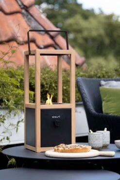 COSISCOOP Urban Black/teak -Buitentuin cosi fires cosiscoop urban black 667x1000 620e42386609e l