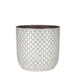 Daan Pot Rond Wit - H20,5xd21,5cm