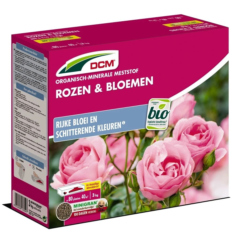 DCM Meststof Rozen & Bloemen (MG) (3kg) (SD) 3 DCM Meststof Rozen & Bloemen (MG) (3kg) (SD)