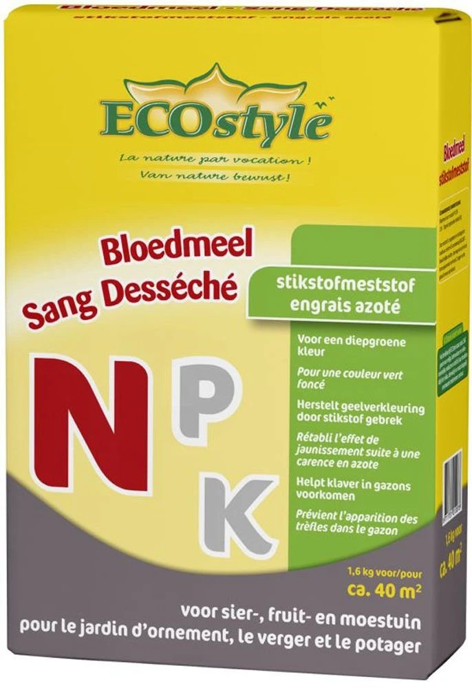 ECOstyle Bloedmeel 1,6 Kg 3 ECOstyle Bloedmeel 1,6 Kg