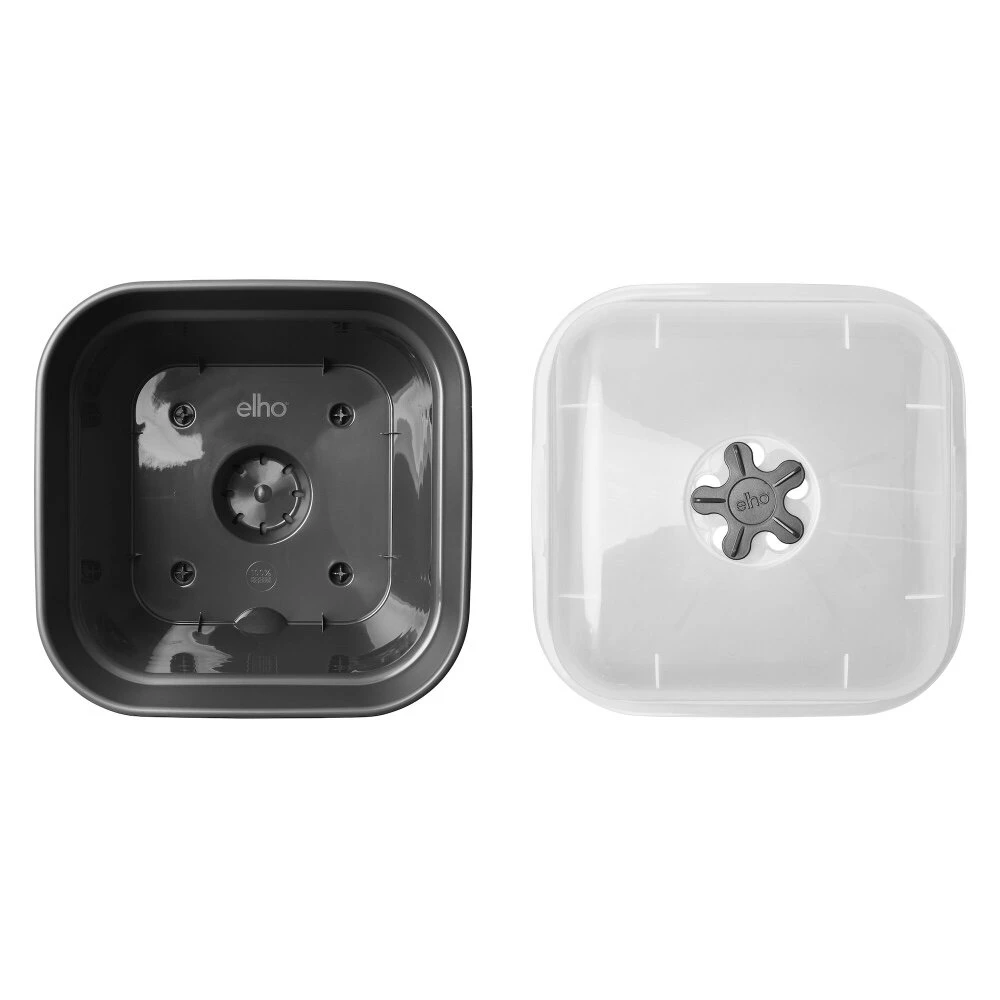 Elho Green Basics Kweekpot Vierk. Allin1 35 Cm Zwart 6 Elho Green Basics Kweekpot Vierk. Allin1 35 Cm Zwart - Afbeelding 4