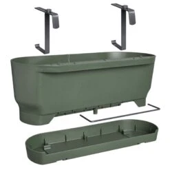 Elho Plantenbak Greenville Easy Balcony 52cm Groen -Buitentuin elho plantenbak greenville easy balcony 52cm groen 800x800 620e3d7c7bae3 l