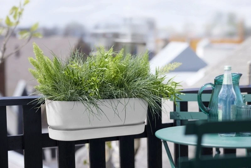 Elho Plantenbak Greenville Easy Balcony 52cm Wit 7 Elho Plantenbak Greenville Easy Balcony 52cm Wit - Afbeelding 5