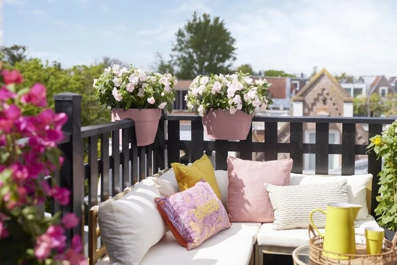 Elho Plantenbak Vibia Campana Flower Bridge 40cm Roze 7 Elho Plantenbak Vibia Campana Flower Bridge 40cm Roze - Afbeelding 5