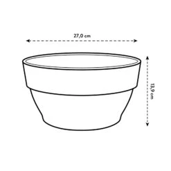 Elho Vibia Campana Schaal 27cm -Buitentuin elho vibia campana schaal 27cm 2000x2000 655387fa5a83f l