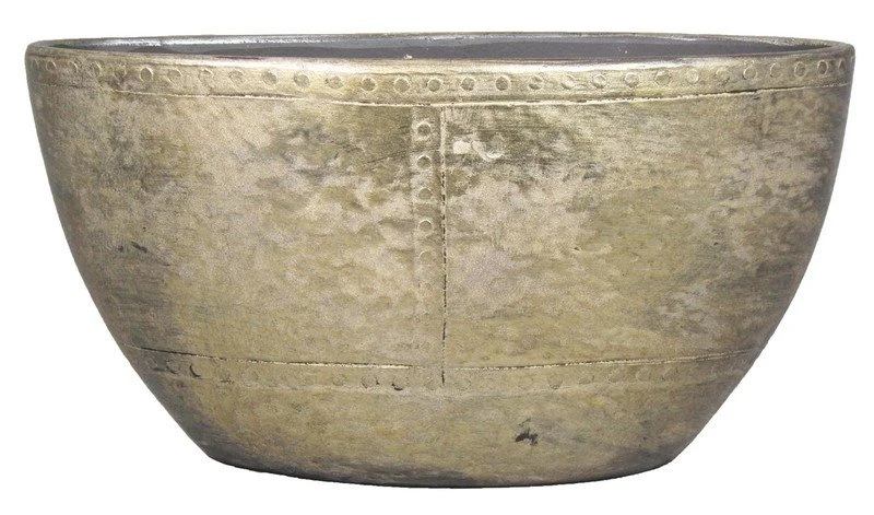 Floran Ovaal Fien 49x20x25cm Industrieel Goud 3 Floran Ovaal Fien 49x20x25cm Industrieel Goud