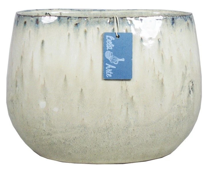 Floran Ovaal Jemen 25.5x15.5x18.5cm Wit 3 Floran Ovaal Jemen 25.5x15.5x18.5cm Wit