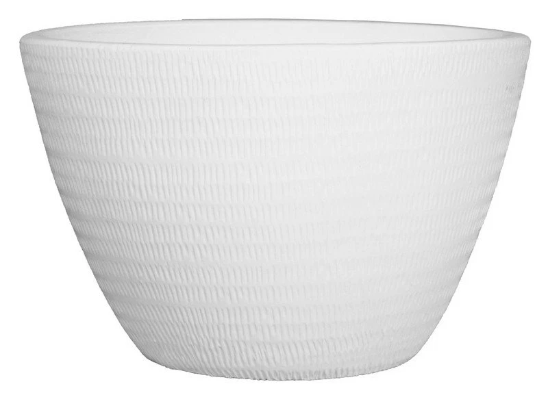 Floran Ovaal Lena 31x17x21cm Wit Mat 3 Floran Ovaal Lena 31x17x21cm Wit Mat