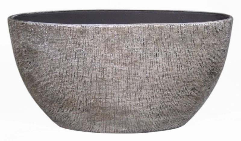 Floran Ovaal Mira 49x20x25cm Industrieel Wit 3 Floran Ovaal Mira 49x20x25cm Industrieel Wit