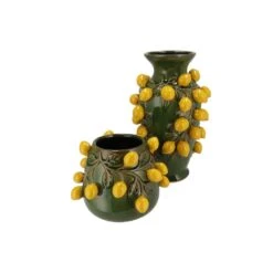 Fruitvaas Citroen Donkergroen - D 24 H 38 -Buitentuin fruitvaas citroen donkergroen d 24 h 38 1050x1050 65fab7d9c5790 l