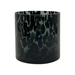 Glaasje Black Cheetah - Ø 10 X H 10 Cm