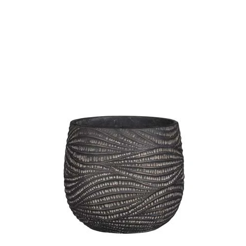 Hendrick Pot Rond Bruin - H17xd19cm 3 Hendrick Pot Rond Bruin - H17xd19cm