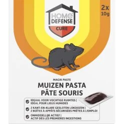 HOME DEFENSE® Muizenlokdoos Pasta 'Magik Paste' 2 Stuks