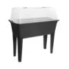 Kweektafel Intense Black 50 L Incl. Deksel - 79 X 25 X 76 Cm -Buitentuin kweektafel intense black 50 l incl deksel 79 x 25 x 76 cm 1000x1000 624c294934c18 l