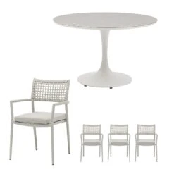 Royal Seasons Liv 4-zits Tuinset Rond Zand