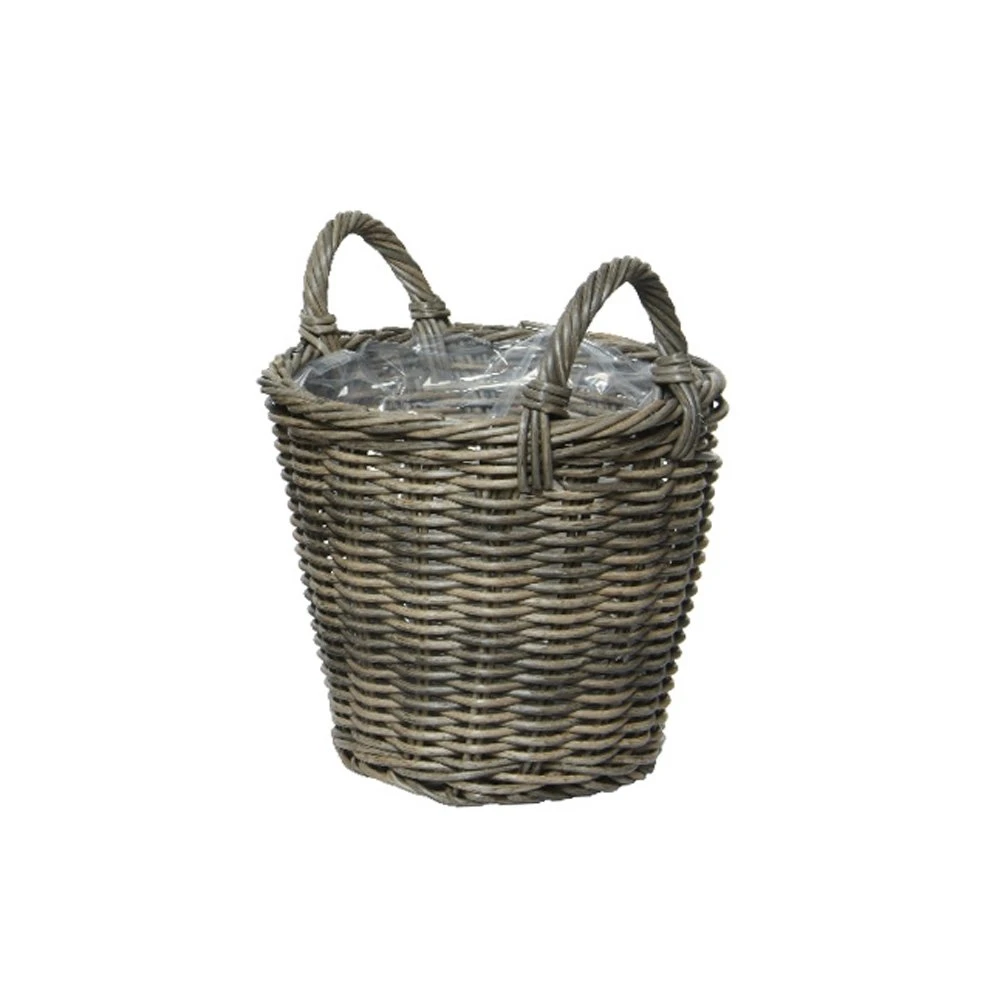 Mand Wicker Camille Grijs - Ø 42 X H 27 Cm 3 Mand Wicker Camille Grijs - Ø 42 X H 27 Cm