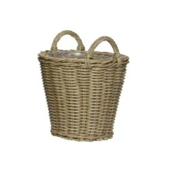 Mand Wicker Camille Natural - Ø 28 X H 21 Cm