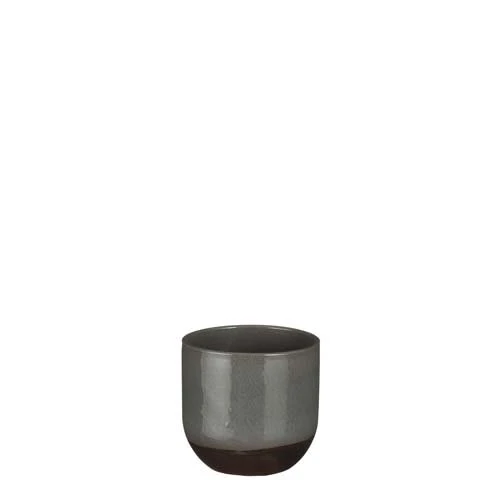 Nora Pot Rond Groen Glaze - H13xd14cm 3 Nora Pot Rond Groen Glaze - H13xd14cm
