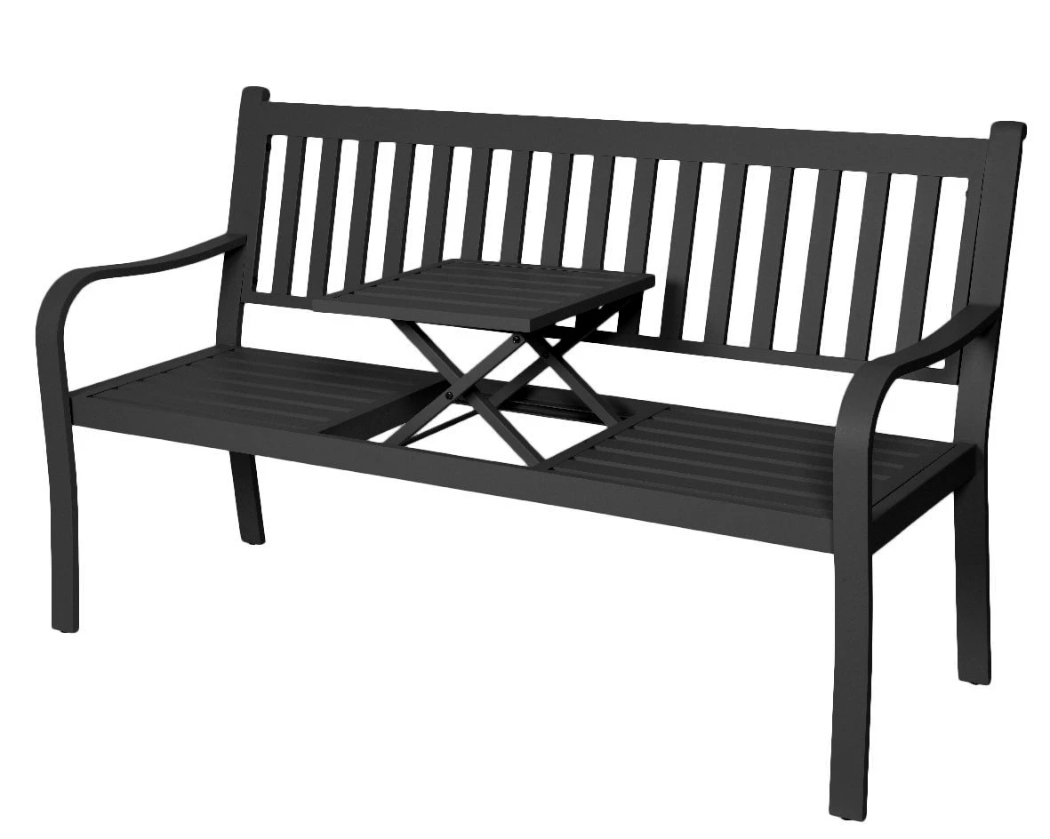 Nottingham Tuinbank Grijs - 65 X 152 X 90 Cm 4 Nottingham Tuinbank Grijs - 65 X 152 X 90 Cm - Afbeelding 2