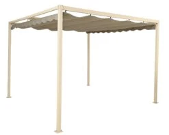 Outdoor Living Pergola Crème/geel