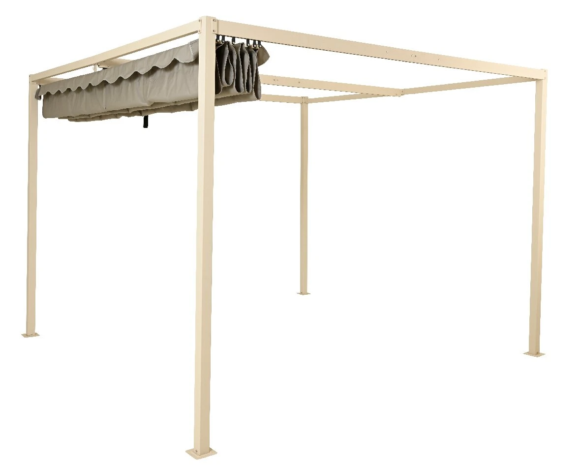 Outdoor Living Pergola Crème/geel 4 Outdoor Living Pergola Crème/geel - Afbeelding 2