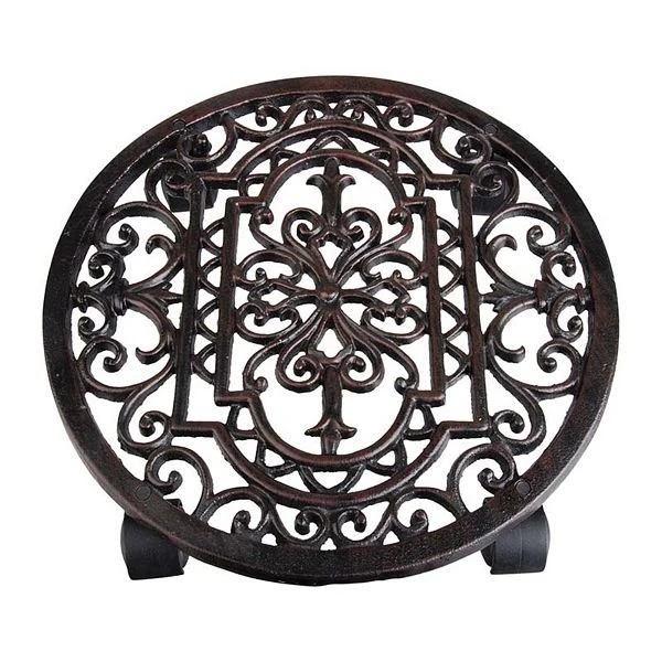 ESSCHERT DESIGN Planttrolley Klassiek Rond 3 ESSCHERT DESIGN Planttrolley Klassiek Rond
