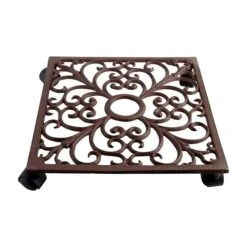 ESSCHERT DESIGN Planttrolley Vierkant