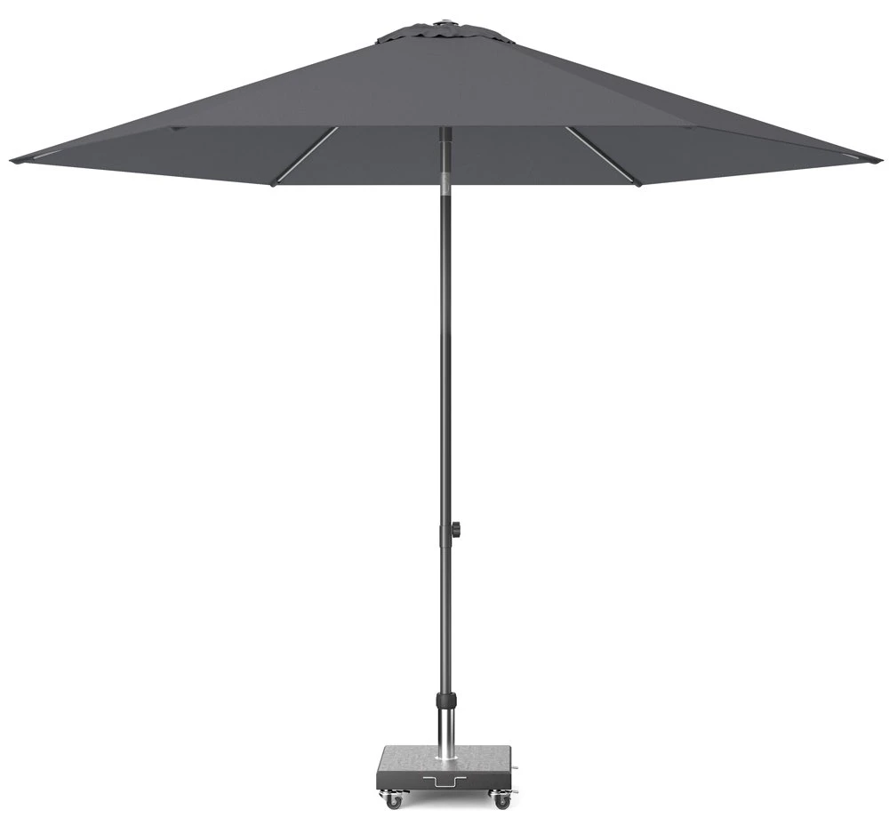 Platinum Middenstokparasol Lisboa Ø 300 Cm Antraciet 3 Platinum Middenstokparasol Lisboa Ø 300 Cm Antraciet