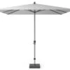 Platinum Middenstokparasol Riva 275 X 275 Cm Lichtgrijs