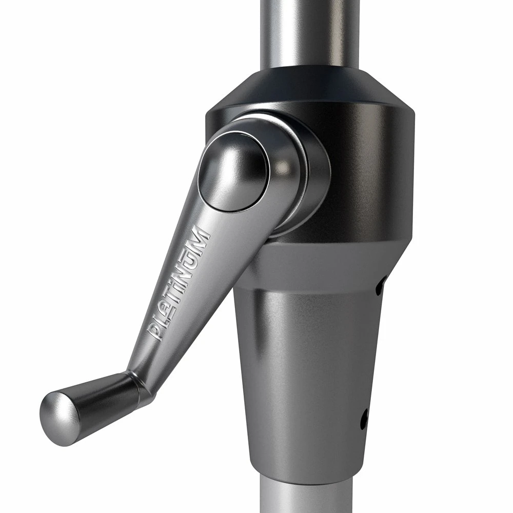 Platinum Middenstokparasol Riva Ø 400 Cm Antraciet 4 Platinum Middenstokparasol Riva Ø 400 Cm Antraciet - Afbeelding 2