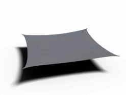 Platinum Schaduwdoek Vierkant Grijs - 400 X 400 Cm