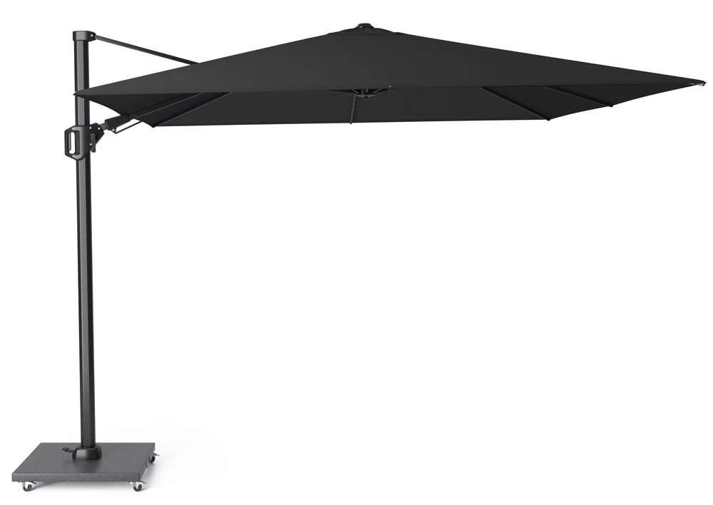 Platinum Zweefparasol Challenger T² 300 X 300 Cm Zwart 3 Platinum Zweefparasol Challenger T² 300 X 300 Cm Zwart