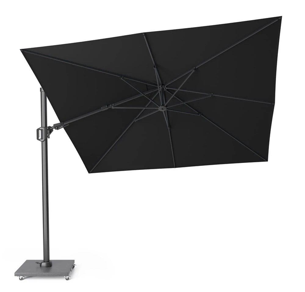 Platinum Zweefparasol Challenger T² 300 X 300 Cm Zwart 4 Platinum Zweefparasol Challenger T² 300 X 300 Cm Zwart - Afbeelding 2