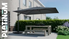 Platinum Zweefparasol Challenger T² Premium 260x350 Cm Faded Black 6 Platinum Zweefparasol Challenger T² Premium 260x350 Cm Faded Black - Afbeelding 4