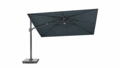 Platinum Zweefparasol Challenger T² Premium 260x350 Cm Faded Black