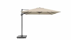 Platinum Zweefparasol Challenger T¹ Premium 400x300 Cm Champagne